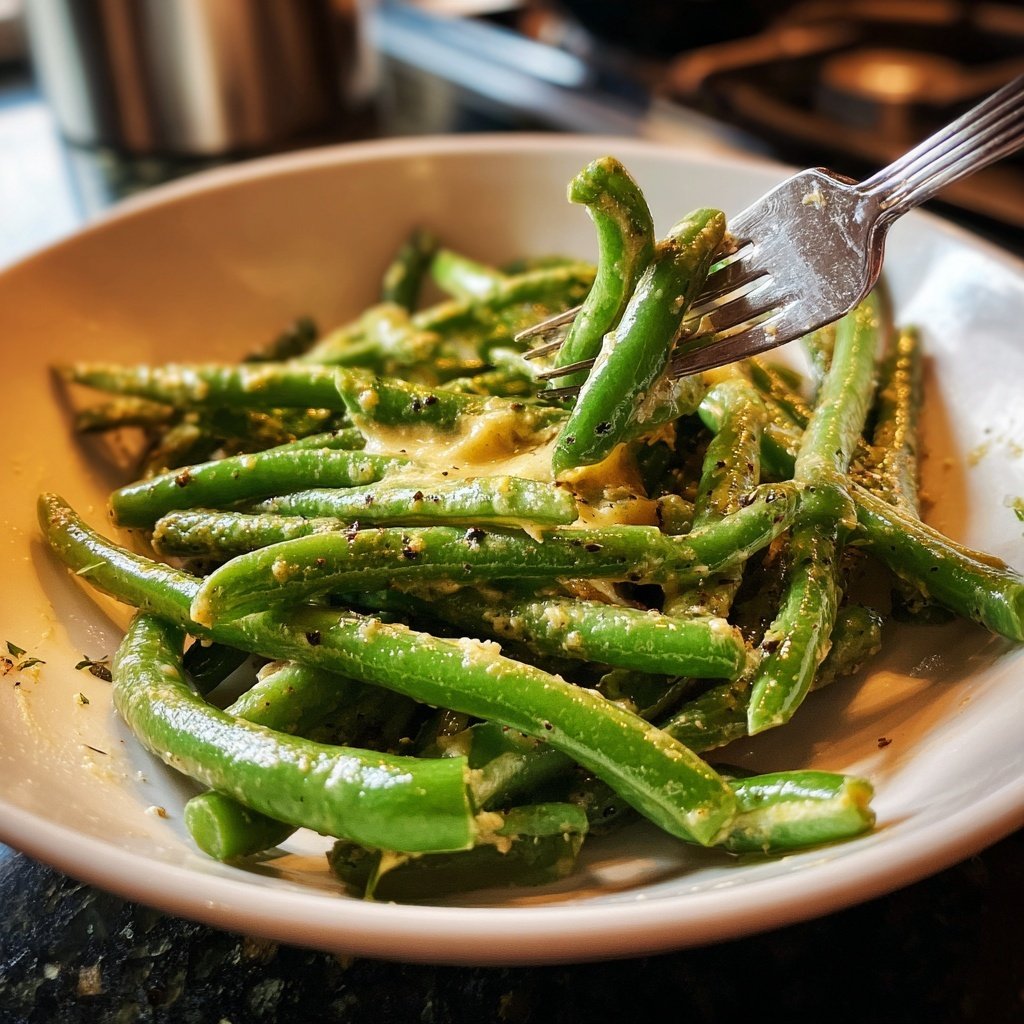 Green Beans with Almond Butter